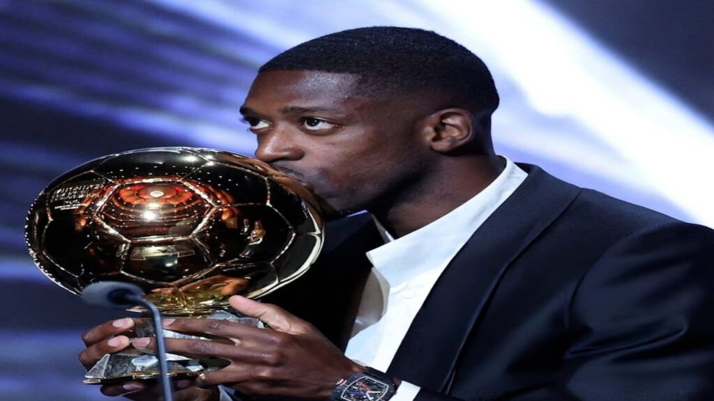 Dembélé actually won the Ballon d'Or 😭🙏🏼
