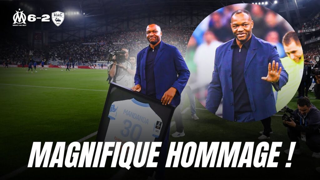 Le SUBLIME hommage de Vélodrome pour Steve Mandanda avant OM / Le Havre !