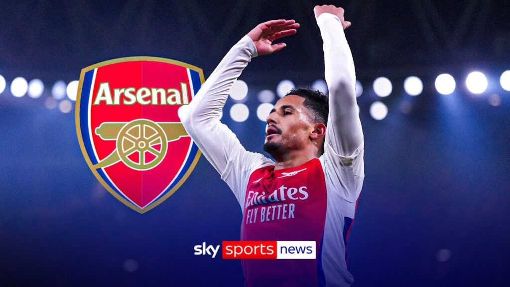 William Saliba signs new five-year deal at Arsenal