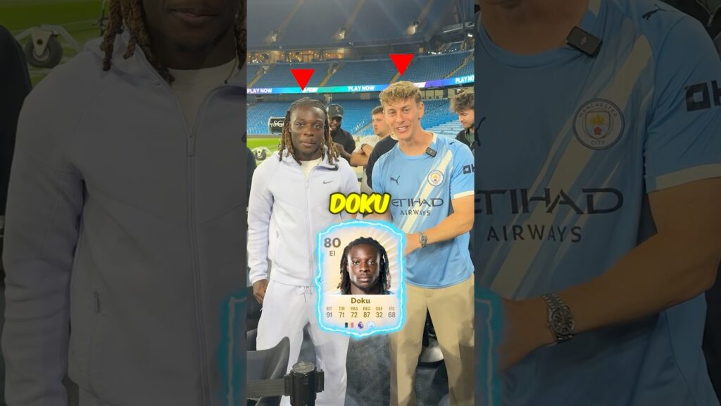 Playing Jeremy Doku At FC26 At Man City’s Stadium 🤯