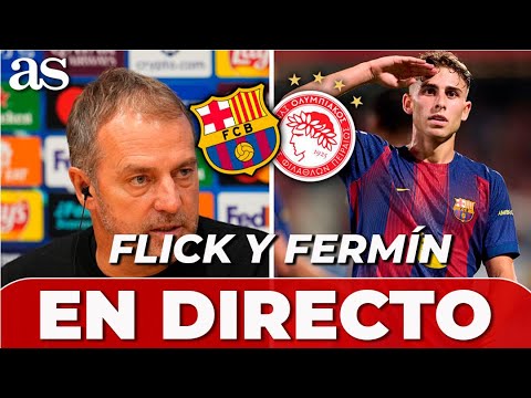 HANSI FLICK Y FERMÍN LÓPEZ EN DIRECTO | RUEDA DE PRENSA FC BARCELONA VS. OLYMPIACOS | CHAMPIONS HANSI FLICK Y FERMÍN LÓPEZ EN DIRECTO | RUEDA DE PRENSA FC BARCELONA VS. OLYMPIACOS | CHAMPIONS