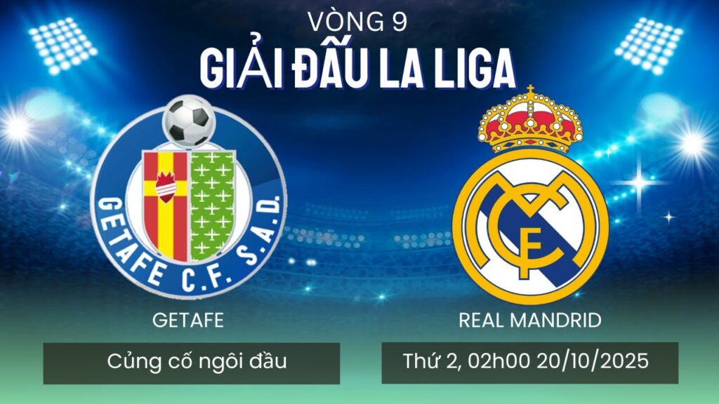 Nhận định Getafe vs Real Madrid | Củng cố ngôi đầu | Vòng 9 La Liga #bongda Nhận định Getafe vs Real Madrid | Củng cố ngôi đầu | Vòng 9 La Liga #bongda