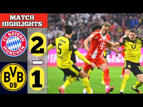 Bayern Munich vs Borussia Dortmund (2–1) | Highlights | Kane, Brandt | Bundesliga