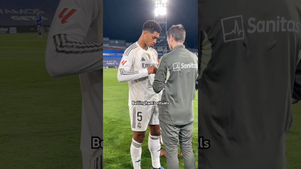 JUDE BELLINGHAM prepares for the match π JUDE BELLINGHAM prepares for the match π