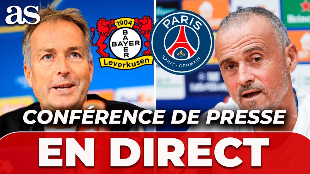 Conférence de presse KASPER HJULMAND & LUIS ENRIQUE | BAYER LEVERKUSEN - PSG | LIGUE DES CHAMPIONS