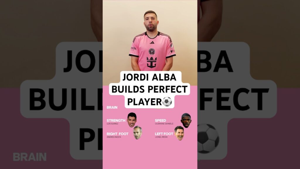 Jordi Alba’s PERFECT player!?🤔