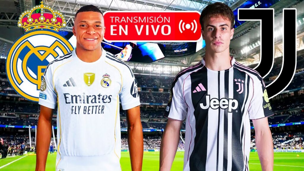REAL MADRID vs JUVENTUS 🔴 EN VIVO con Kylian Mbappé por la FECHA 3 de la Champions League | REACCIÓN