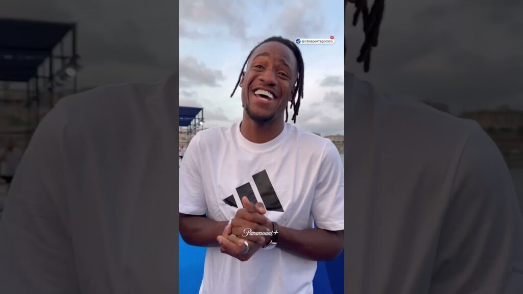 Alexis asking Batshuayi the hard-hitting questions 😅