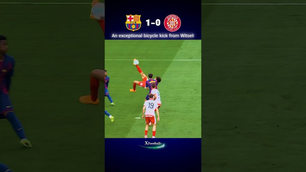 An exceptional bicycle kick from Witsel!🔥