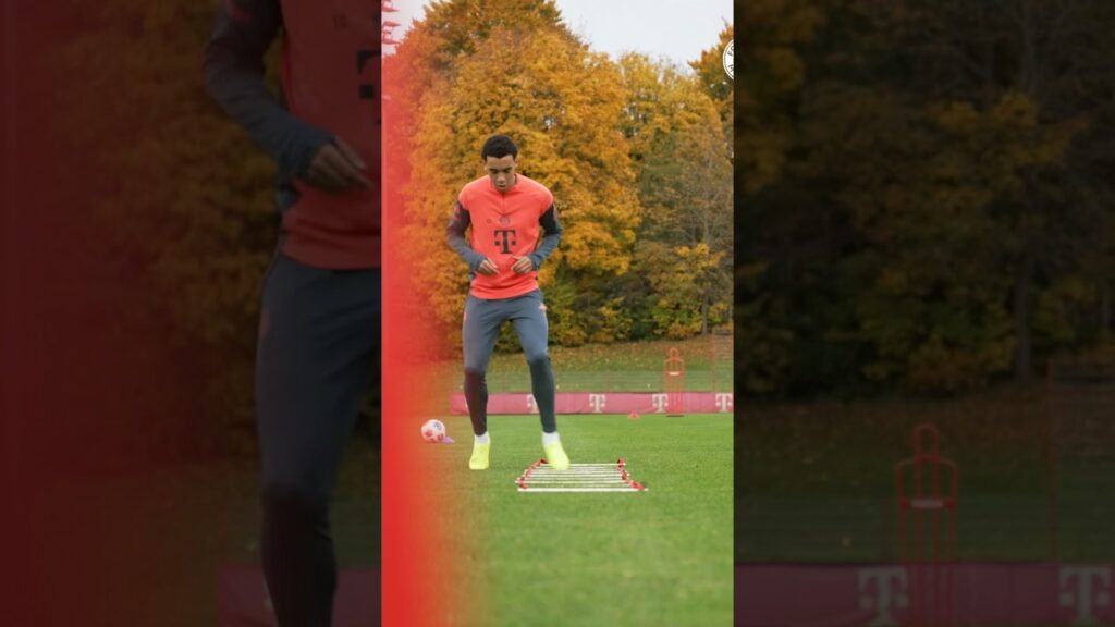 Jamal Musiala back running on the pitch 🥰💪