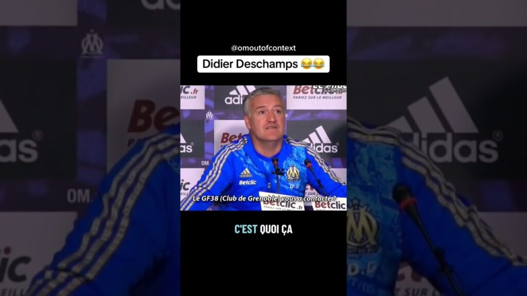 Didier Deschamps 😂😂 #TeamOM #ExOM