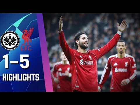 Eintracht Frankfurt vs Liverpool 1–5 | Incredible Comeback All Goals And Highlights 🔥