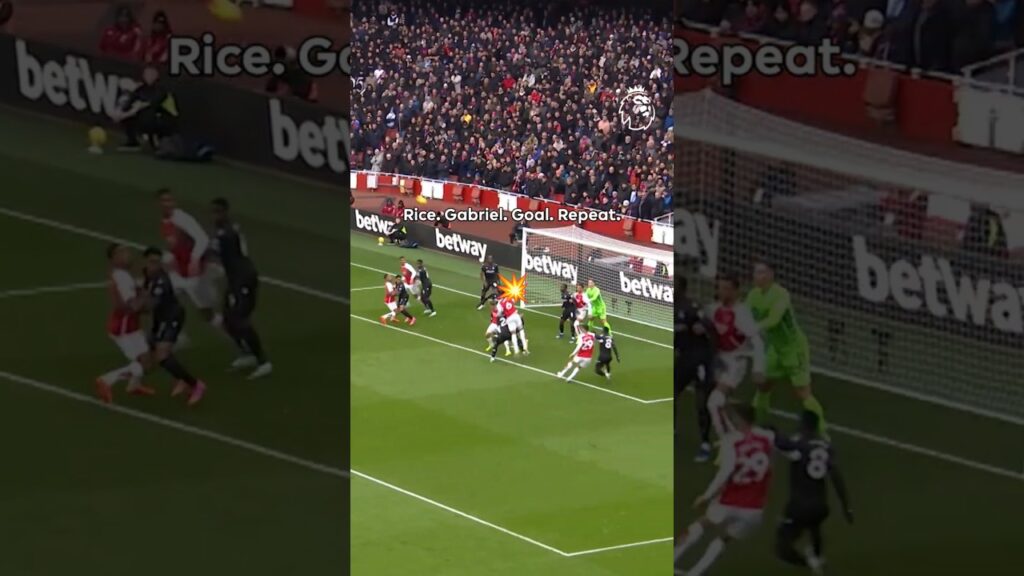 Rice ➡️ Gabriel ➡️ Goal ➡️ Repeat