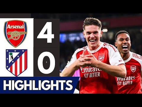 Gyokeres Goal - Arsenal vs Atletico Madrid 1-0 | All Goals & Highlights | UEFA Champions League