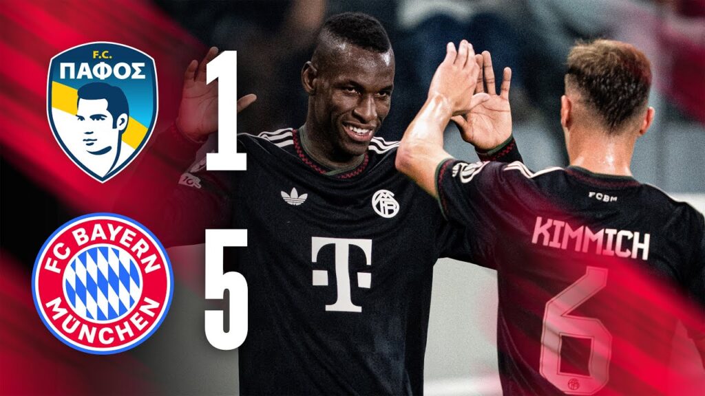 Strong performance in the second CL match | Paphos FC - FC Bayern | Champions League Highlights