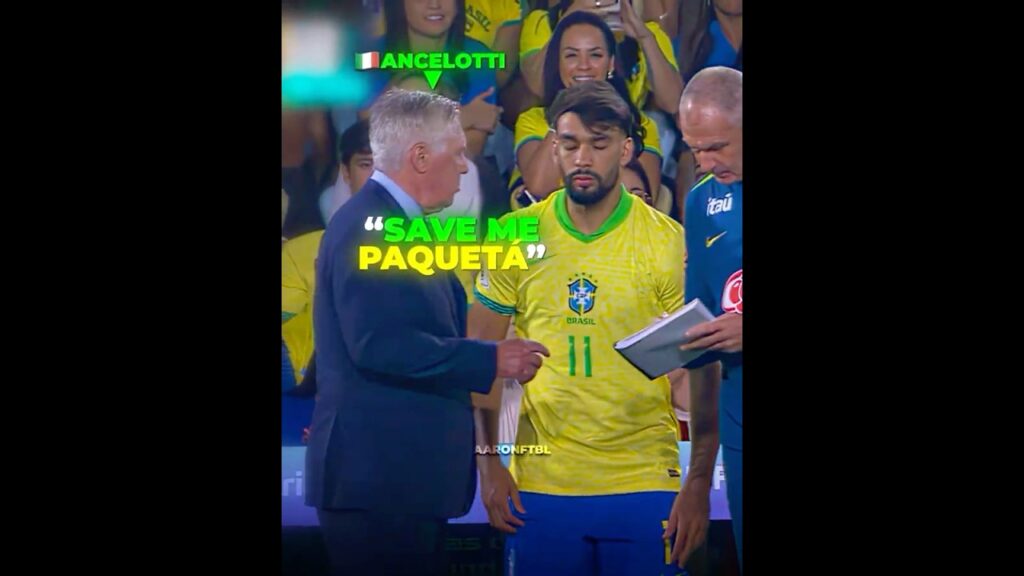 Paquetá SAVES ANCELOTTI😱🔥