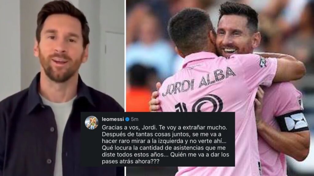 Lionel Messi breaks silence on Jordi Alba’s retirement with heartfelt message for Inter Miami star