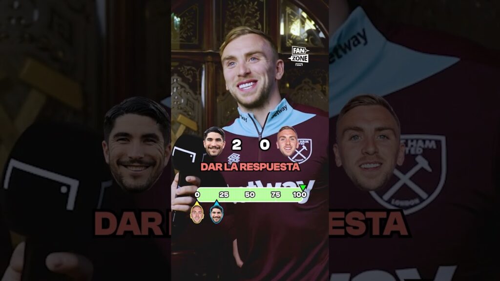 Jarrod Bowen deja brillar a Carlos Soler en este cuestionario de fútbol 😅 @westhamunited  #fútbol