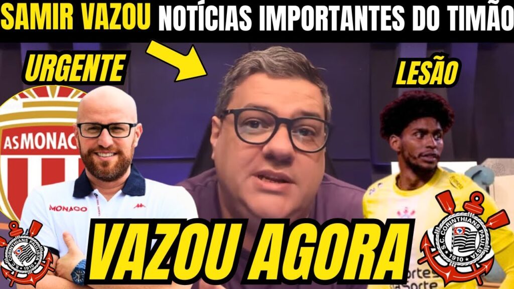 💥BOMBA AGORA! TIAGO SCURO NA MIRA DO CORINTHIANS PRA SUBSTITUIR FABINHO! LESÃO DE HUGO PREOCUPA!