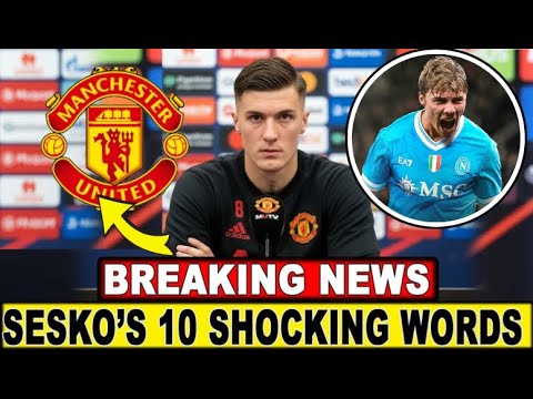 🔴URGENT! BENJAMIN SESKO LOST HIS NERVES WITH UNITED BOARD!😱LOOK WHAT HE SAID! HOT MUFC Update News