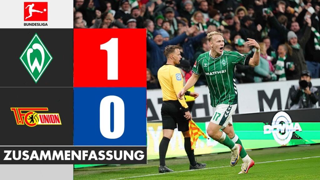 SV Werder Bremen vs 1. FC Union Berlin | 1:0 | Zusammenfassung | Bundesliga 2025-26