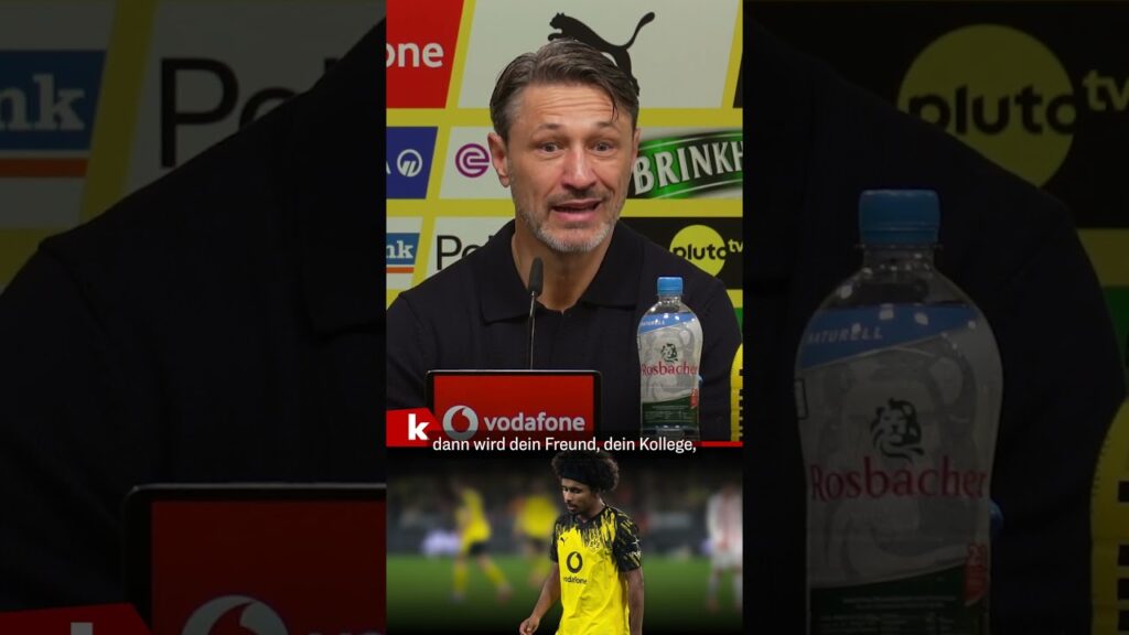 Kovac zu Adeyemi-Reaktion: "Müssen sie untereinander ausschnapseln" #shorts
