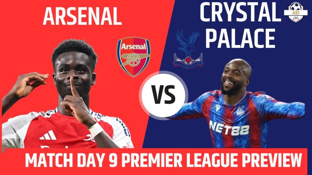 Arsenal vs Crystal Palace Preview 🔥 | EPL Matchday 9 Predictions & Lineups | Can Arsenal Stay Top?