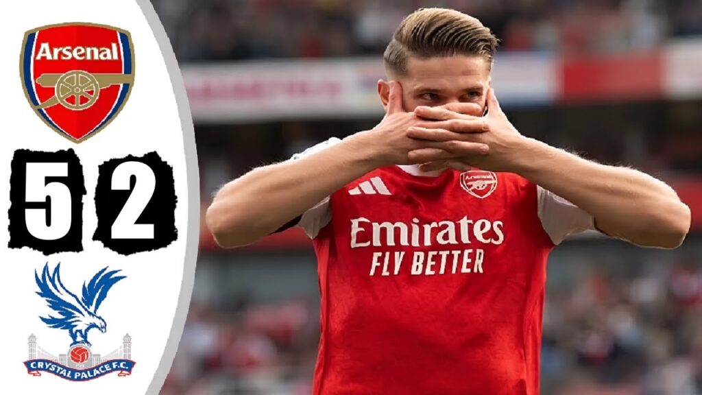 Arsenal vs Crystal Palace 5-2 Highlights & All Goals - 2025
