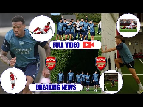🔥Arsenal Training Update:Ødegaard Returns,Gabriel Injured,Jesus Fit Ahead of Crystal Palace Clash🔥