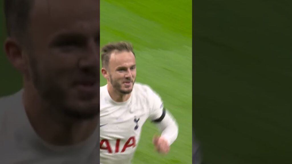 James Maddison's first goal at Tottenham Hotspur Stadium