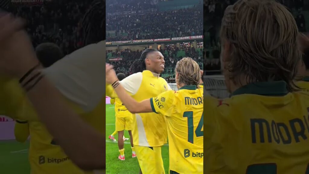 POV: celebrating with Rafa Leão | #shorts