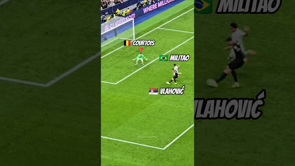 🔥 LA PARADA IMPOSIBLE DE COURTOIS A VLAHOVIC