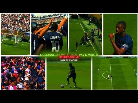 OUSMANE DEMBELE GOAL VS FC PORTO / RARE CLIPS ● SCENEPACK 4K