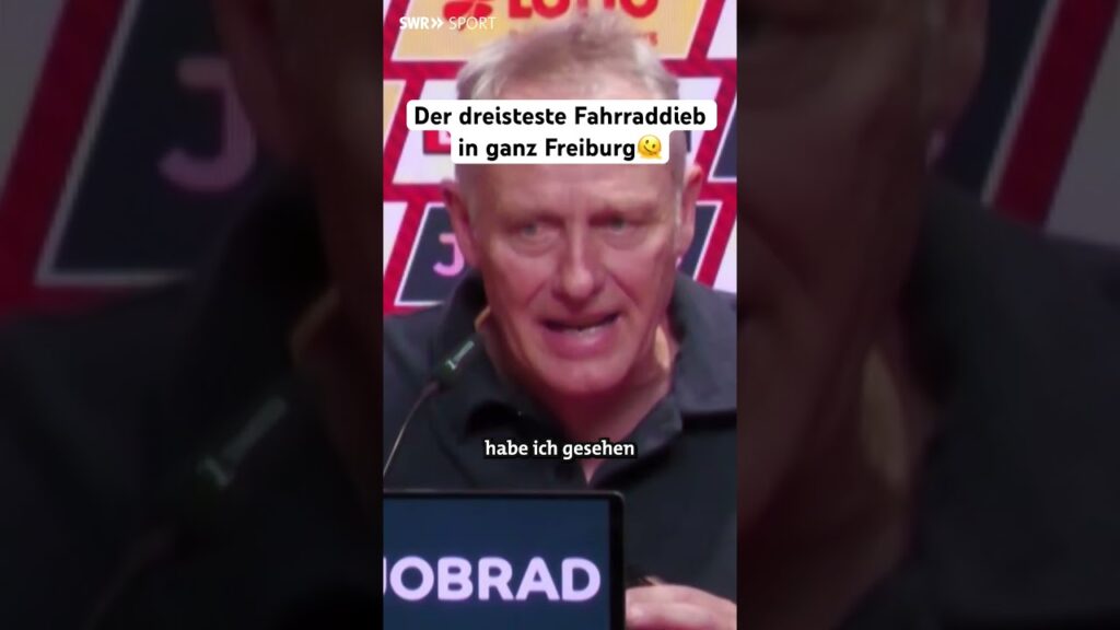 Bitte, wer hat Christian Streichs Fahrrad damals geklaut😭 #shorts #freiburg #sc #scfreiburg