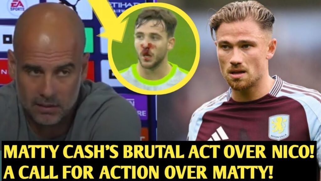 🔴Pep Guardiola calls for action after Matty Cash’s tackle on Nico Gonzalez in City loss