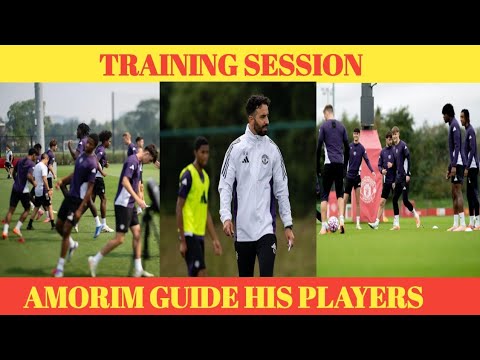 🚨 Manchester United Training Today!Amorim Sends Strong Message to Man Utd Stars After Brighton Win