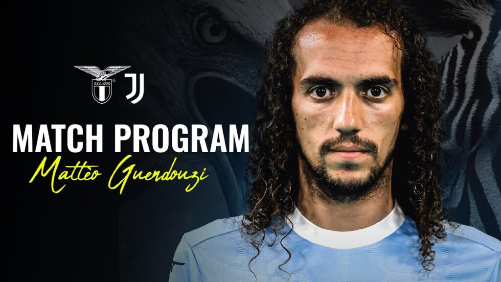 📘 Mattéo Guendouzi al match program di Lazio-Juventus