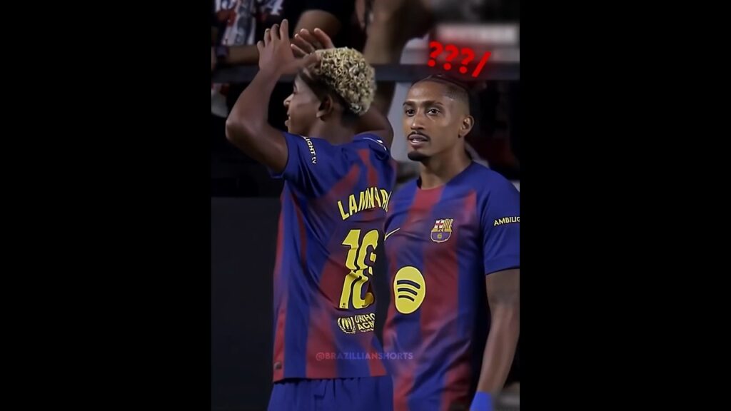 Raphinha Reaction on Yamal 😂