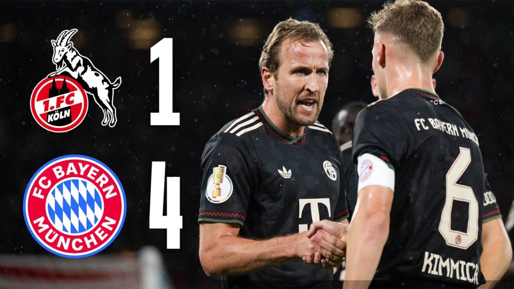 Kane brace sends Bayern trough | 1. FC Köln - FC Bayern | DFB-Pokal Highlights