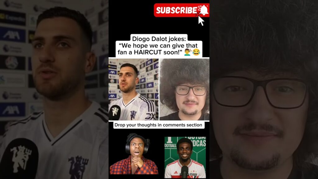 Diogo Dalot Jokes About Man United Fan’s “No Haircut” Challenge 😂✂️