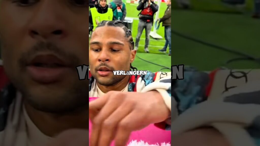 Steht Serge Gnabry wieder kurz vor einer Vertragsverlängerung #sergegnabry #fcbayern #fussball