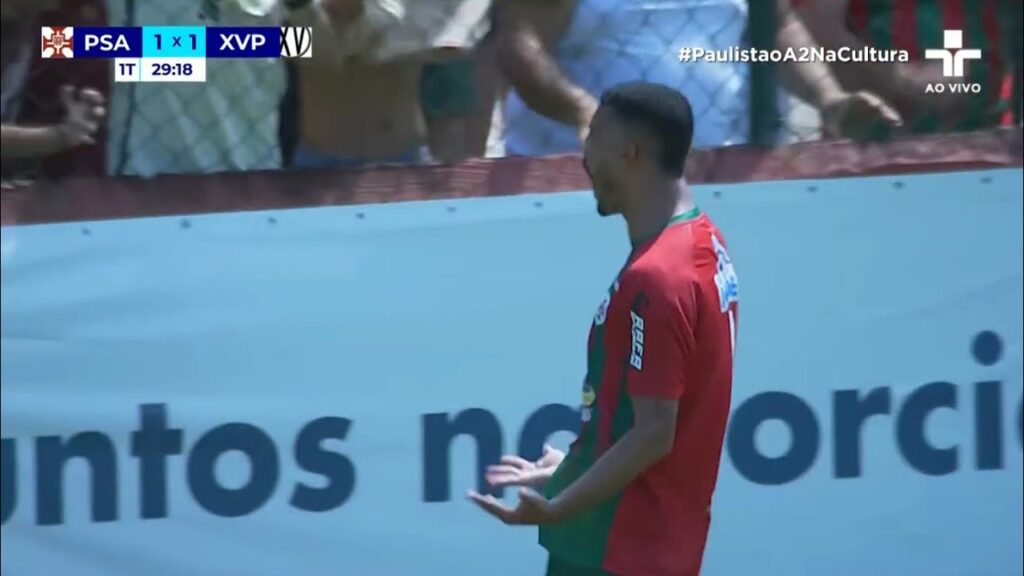 Gol de Danilo Pereira - Portuguesa Santista 1x1 XV de Piracicaba - Paulistão A2 - Quartas de Final