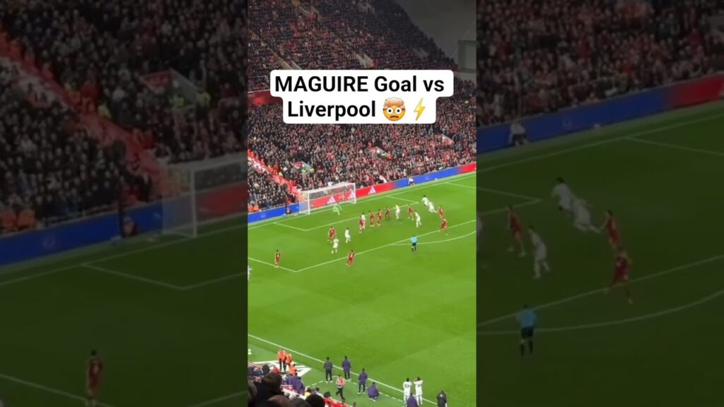 Harry Maguire Goal for Manchester United vs Liverpool | Premier League #manchesterunited #maguire