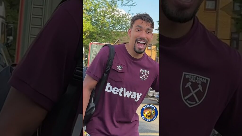 Lucas Paquetá se emociona com surpresa da esposa e dos filhos!