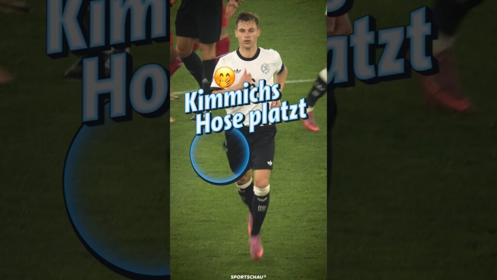 Kimmich platzt einfach mal die Hose | Sportschau Fußball #shorts