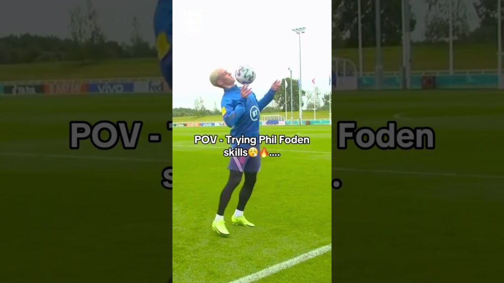 POV - Trying Phil Foden skills😮‍💨 #soccer #football #shorts