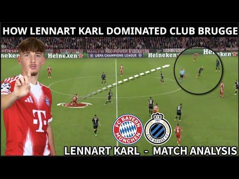 Analysis On The MAIN REASON Lennart Karl Was So Good Against Club Brugge