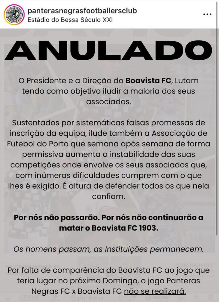 São estes os verdadeiros boavisteiros que querem o bem do clube..