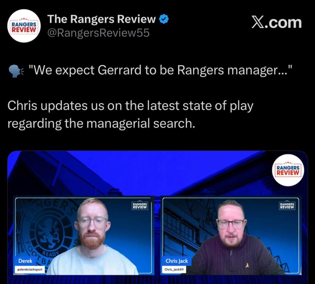 Seems the Club has made a Decision