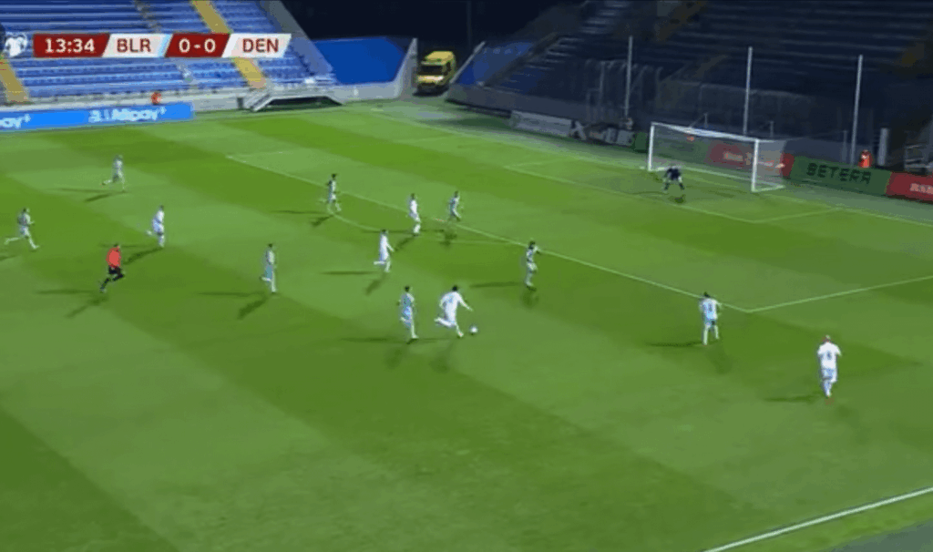 Belarus 0 - [1] Denmark - Victor Froholdt 14'